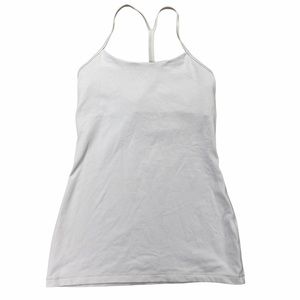 Women's Lululemon Power Y Tank Top Pink Size 4